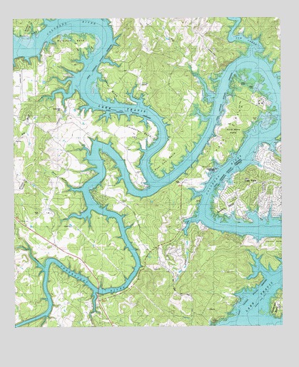 Pace Bend, TX USGS Topographic Map