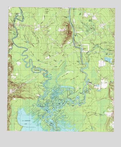 Pace Hill, TX USGS Topographic Map