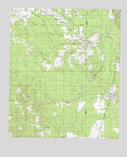 Pachuta, MS USGS Topographic Map