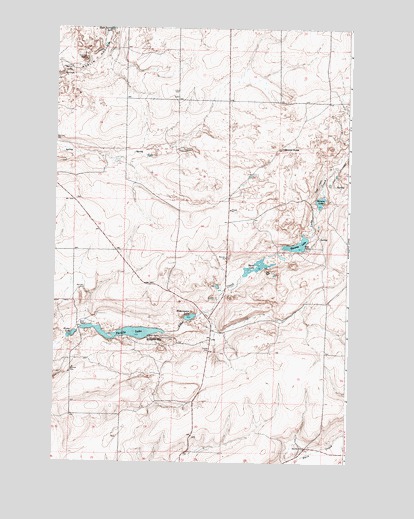 Pacific Lake, WA USGS Topographic Map