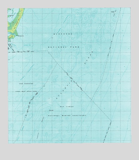 Pacific Reef, FL USGS Topographic Map