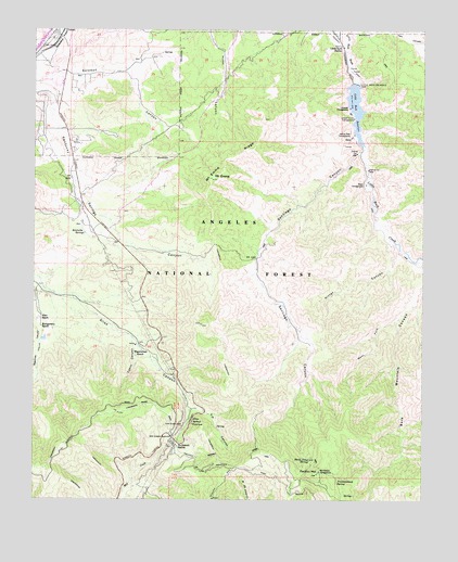 Pacifico Mountain, CA USGS Topographic Map