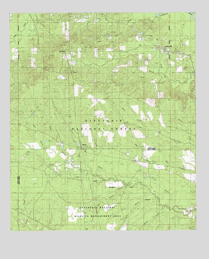 Packton, LA USGS Topographic Map