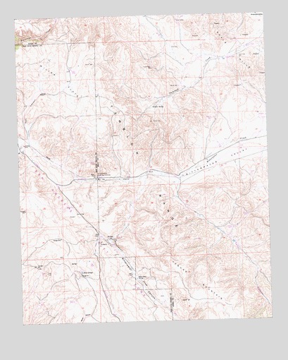 Packwood Creek, CA USGS Topographic Map