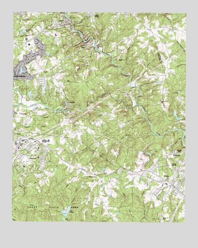 Pacolet, SC USGS Topographic Map