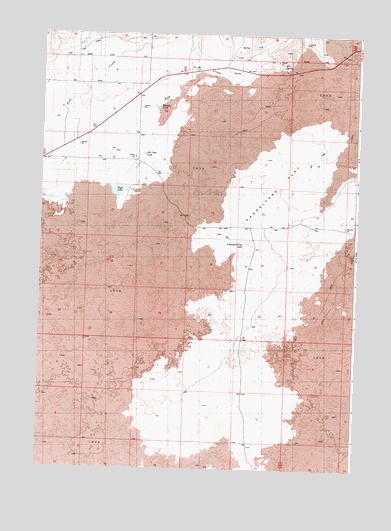 Paddelford Flat, ID USGS Topographic Map