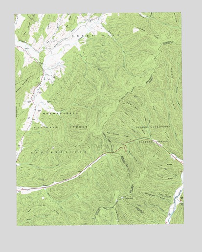 Paddy Knob, WV USGS Topographic Map