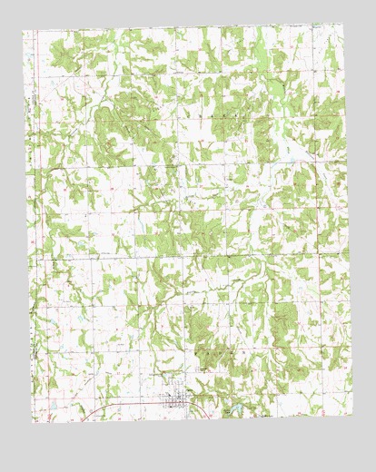 Paden, OK USGS Topographic Map