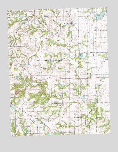 Paderborn, IL USGS Topographic Map