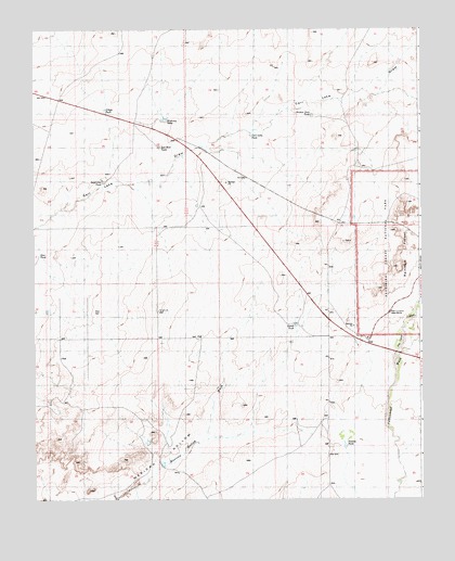 Padilla Tank, AZ USGS Topographic Map