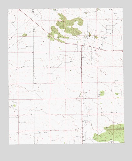 Paduca Breaks NW, NM USGS Topographic Map