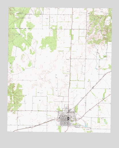 Paducah, TX USGS Topographic Map