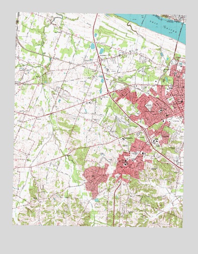 Paducah West, KY USGS Topographic Map