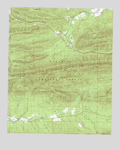Page, OK USGS Topographic Map
