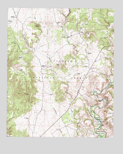 Page Springs, AZ USGS Topographic Map