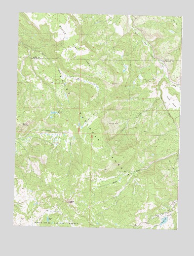 Pagoda Peak, CO USGS Topographic Map