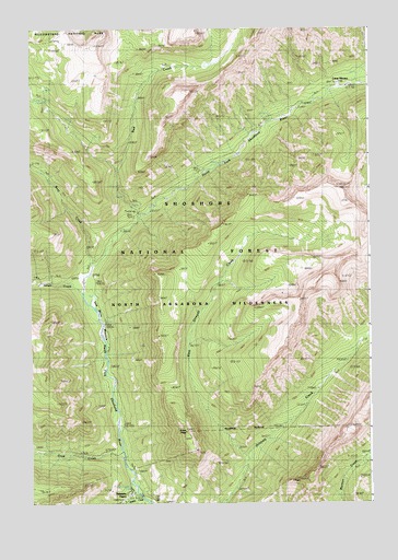 Pahaska Tepee, WY USGS Topographic Map