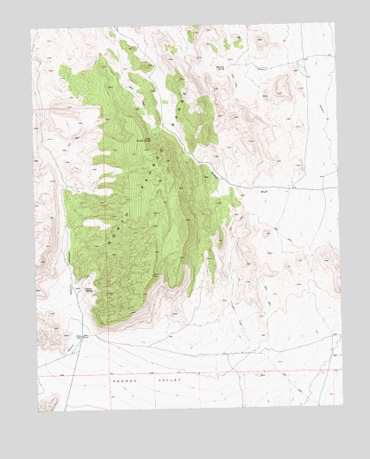 Pahroc Spring, NV USGS Topographic Map
