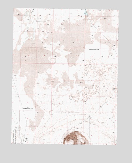 Pahvant Butte North, UT USGS Topographic Map