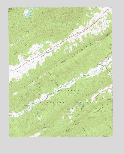 Paint Bank, VA USGS Topographic Map