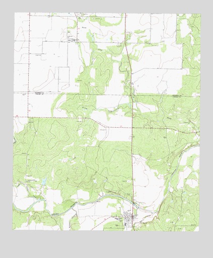 Paint Rock, TX USGS Topographic Map