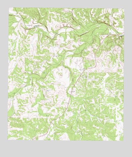 Paint Rock Spring, TX USGS Topographic Map