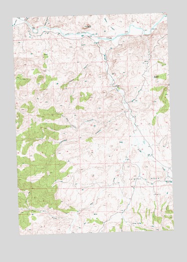 Painted Hills, OR USGS Topographic Map