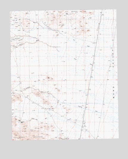 Painted Rock Wash, CA USGS Topographic Map