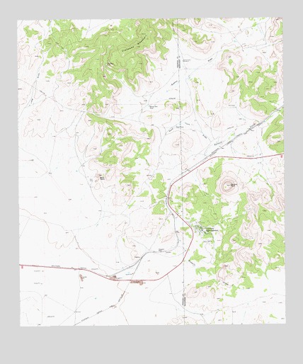 Paisano, TX USGS Topographic Map