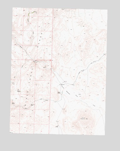 Paiute Meadows, NV USGS Topographic Map