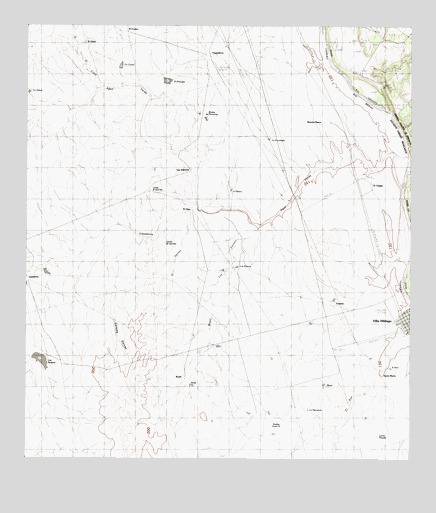 Palafox SW, TX USGS Topographic Map