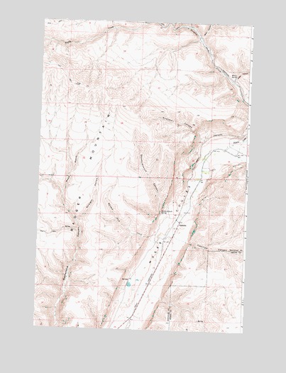 Palisades, WA USGS Topographic Map