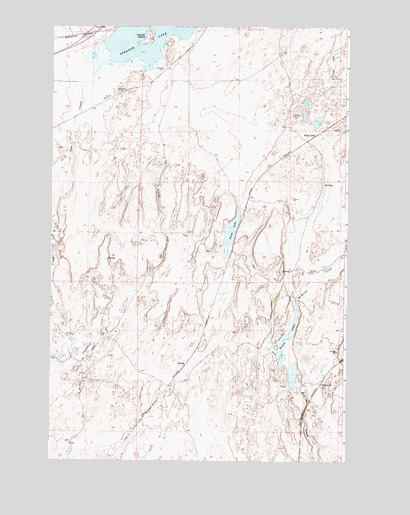 Palm Lake, WA USGS Topographic Map