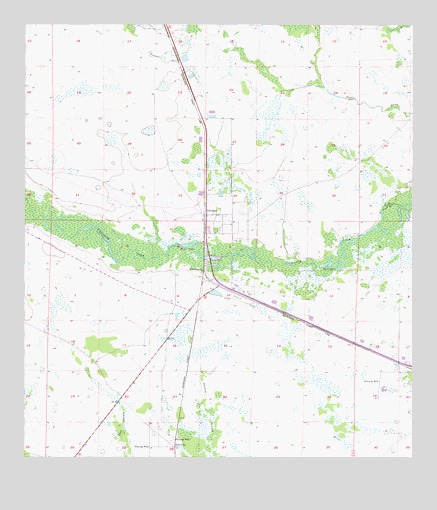 Palmdale, FL USGS Topographic Map
