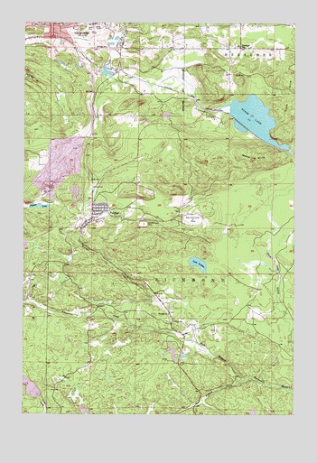 Palmer, MI USGS Topographic Map