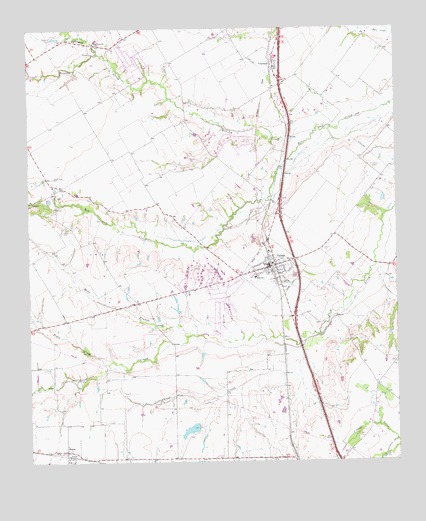 Palmer, TX USGS Topographic Map