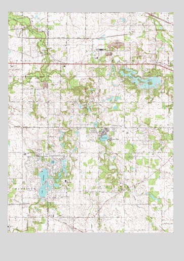 Palmer, IN USGS Topographic Map