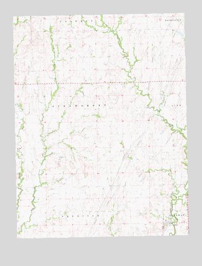 Palmer, KS USGS Topographic Map