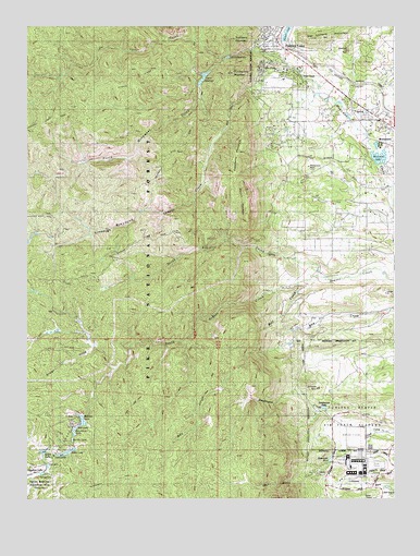 Palmer Lake, CO USGS Topographic Map