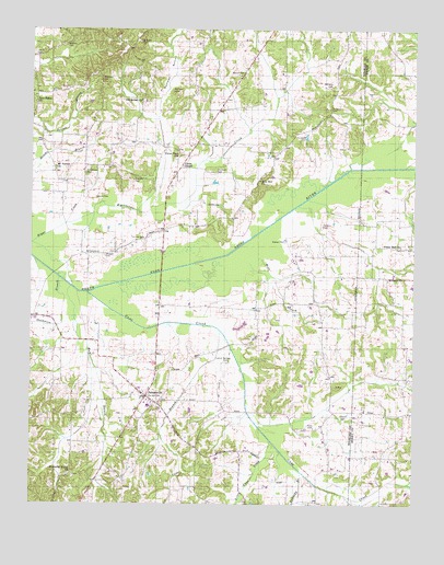 Palmersville, TN USGS Topographic Map