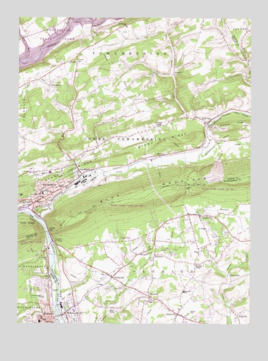 Palmerton, PA USGS Topographic Map