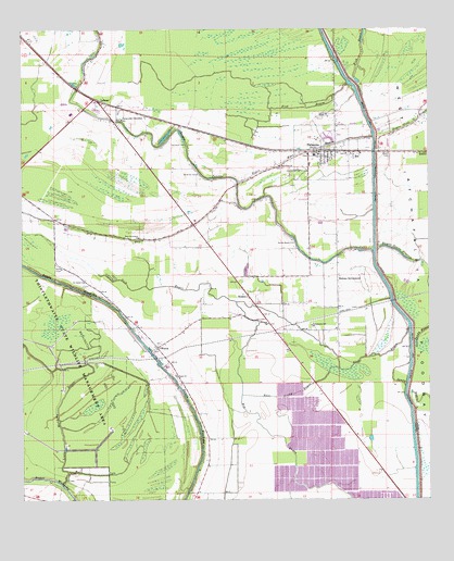 Palmetto, LA USGS Topographic Map