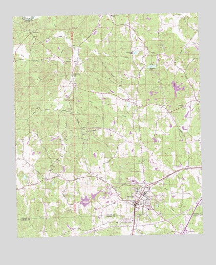 Palmetto, GA USGS Topographic Map
