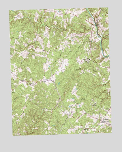 Palmyra, VA USGS Topographic Map