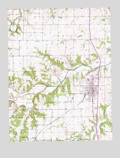 Palmyra, MO USGS Topographic Map