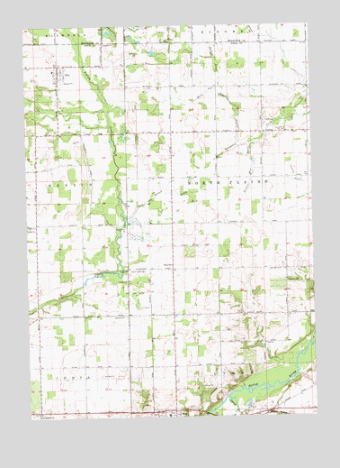 Palo, MI USGS Topographic Map
