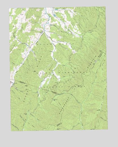 Palo Alto, VA USGS Topographic Map