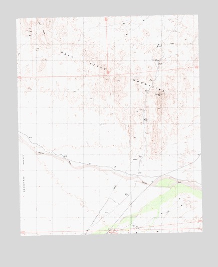 Palo Verde Peak, CA USGS Topographic Map