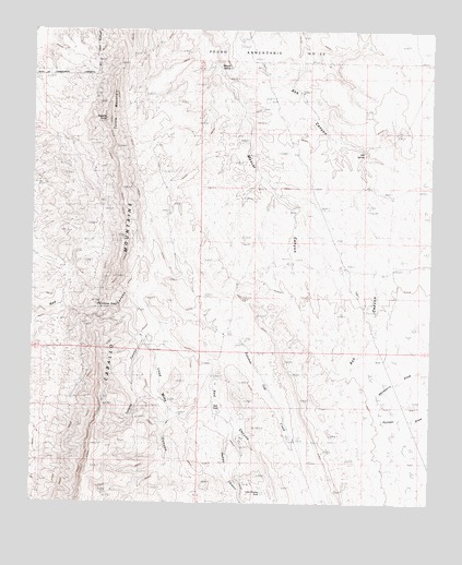Palomas Gap, NM USGS Topographic Map