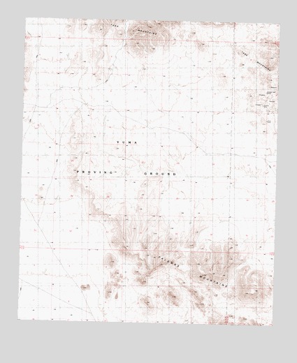 Palomas Mountains SW, AZ USGS Topographic Map
